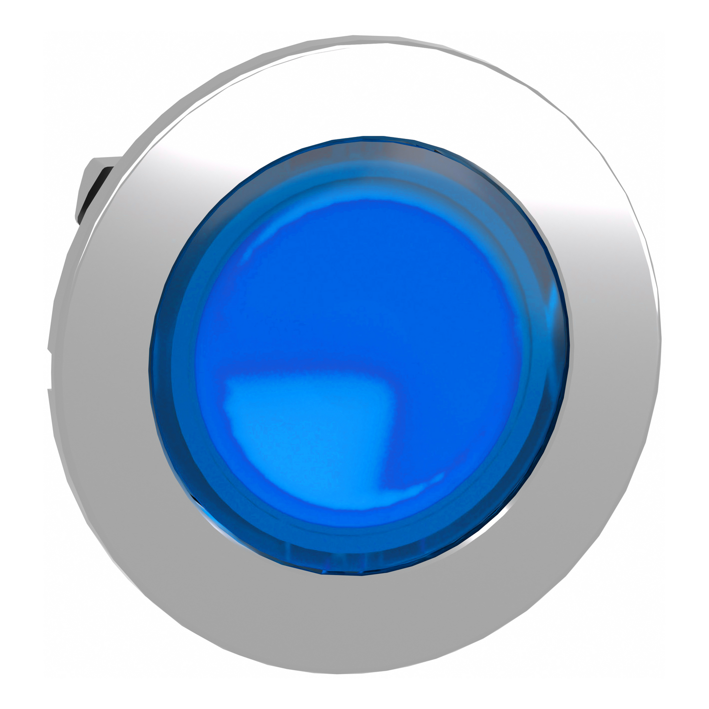 Schneider Electric-ZB4FA68-Harmony XB4 - tête bouton poussoir à impulsion - flush - pour étiq - bleu