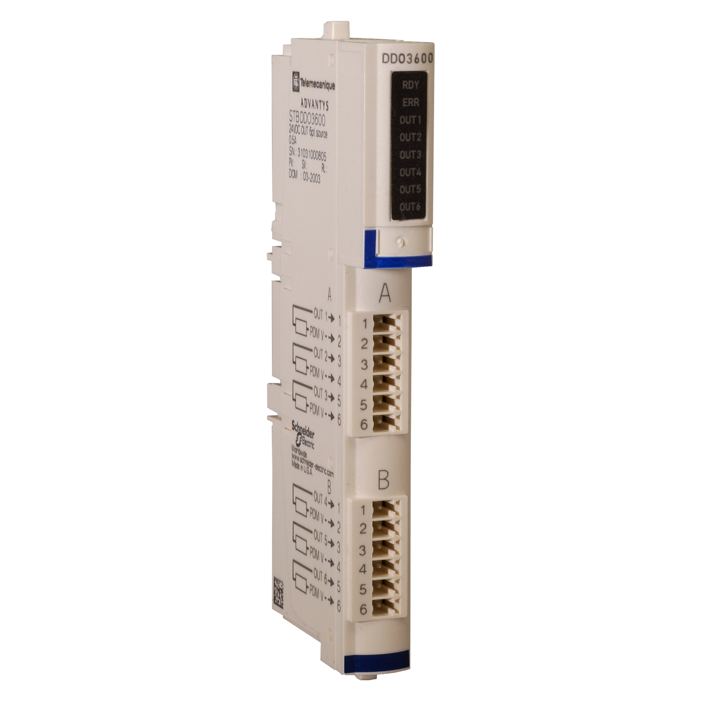 Schneider Electric-STBDDO3600K-Advantys STB - kit de sorties numériques standard - 24Vcc - 6 S