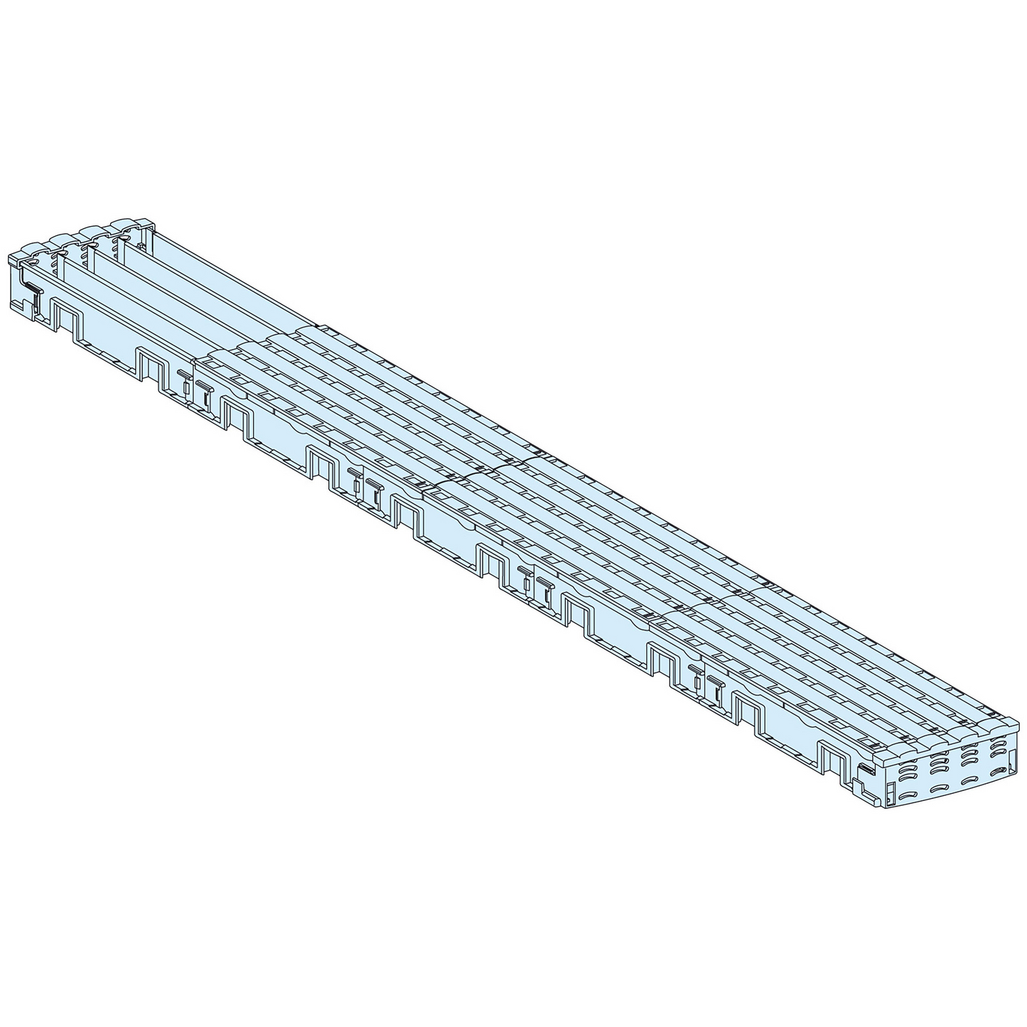 Schneider Electric-LVS04107-Linergy BW - Jeu de barres isolées - 125 A 3P - L=750 mm (Powerclip)