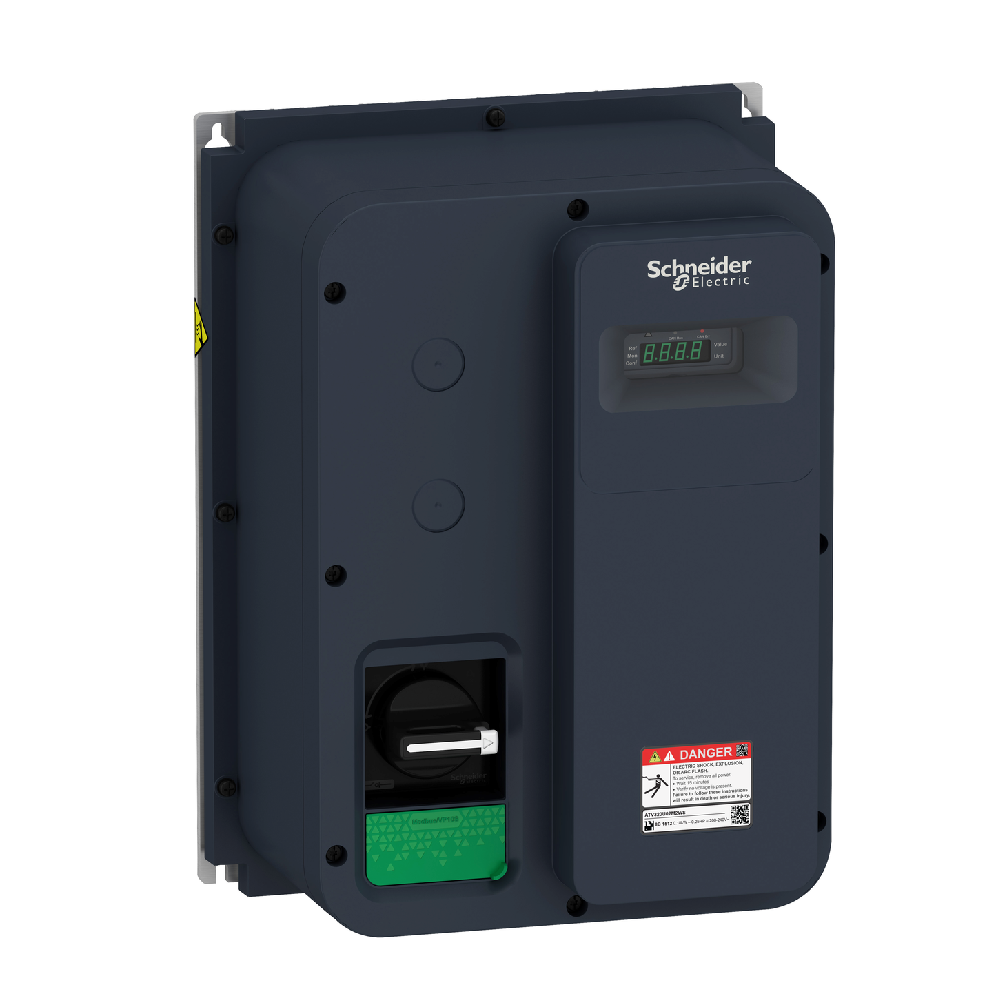 Schneider Electric-ATV320U02M2WS-Altivar Machine ATV320 - variateur coffret - 0,18kW - 230V mono - IP65 - Vario