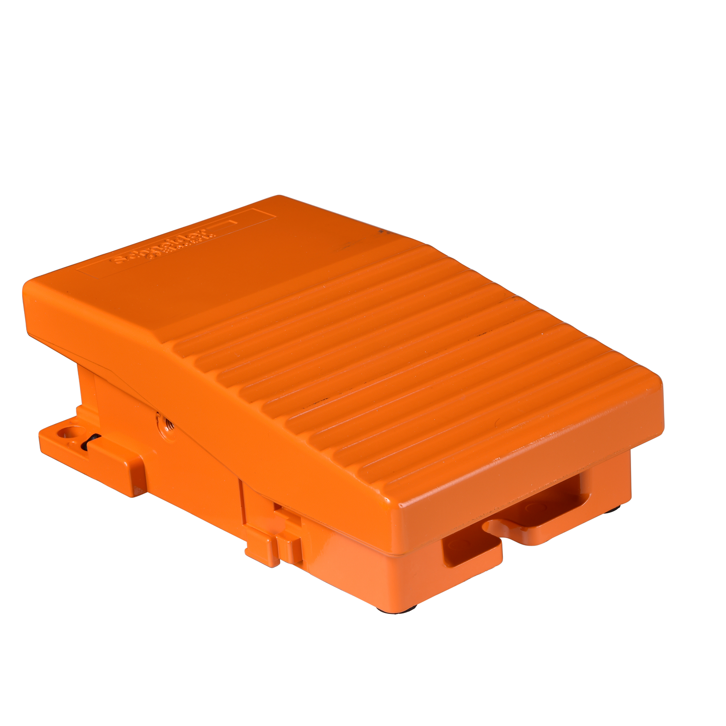 Schneider Electric-XPER211-Preventa XPER - inter. à pied - simple - sans capot - métal.- orange - 2O+2F