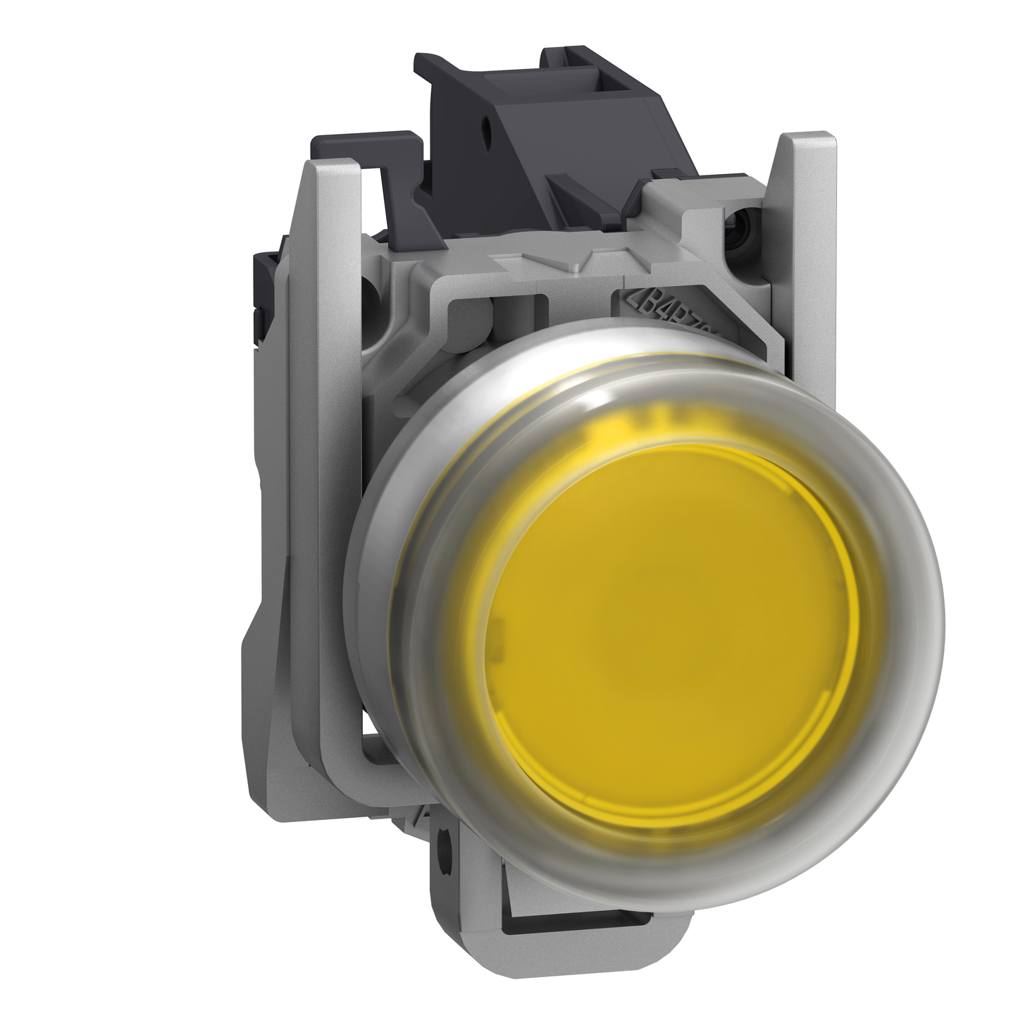 Schneider Electric-XB4BP581GEX-Harmony XB4 - bouton poussoir à impulsion Atx gaz - Ø22 - pour étiq - jaune - 1F