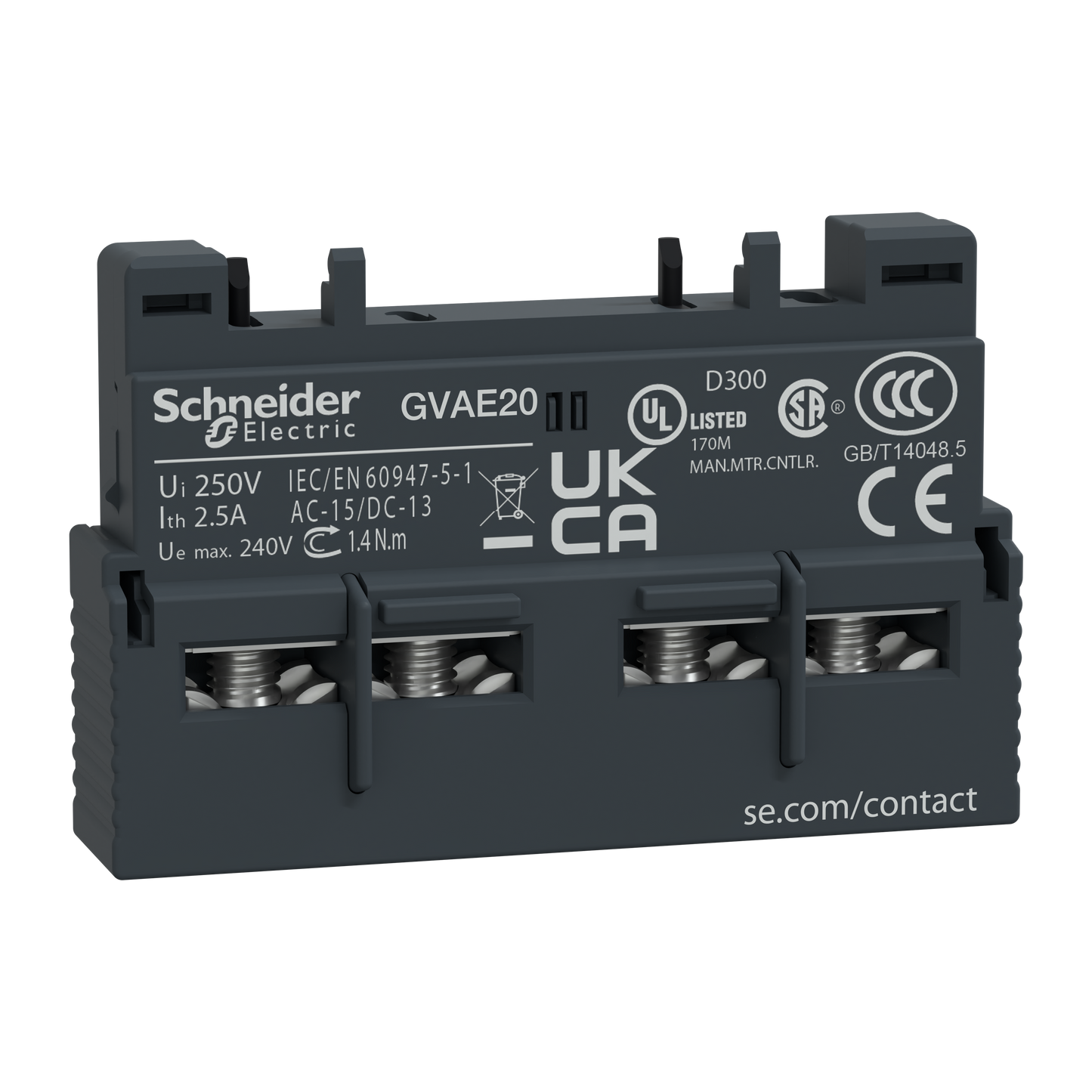 Schneider Electric-GVAE20-box of 10 * ADDITIF FRONTAL F F