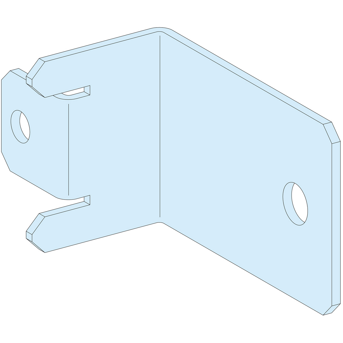 Schneider Electric-LVS04657-PrismaSeT P - 3 supports verticaux avec repère PE