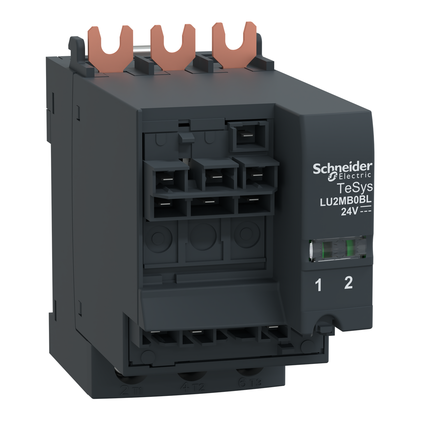 Schneider Electric-LU2MB0BL-TeSys U - bloc inverseur LU2M - 32A - 24Vcc - montage direct