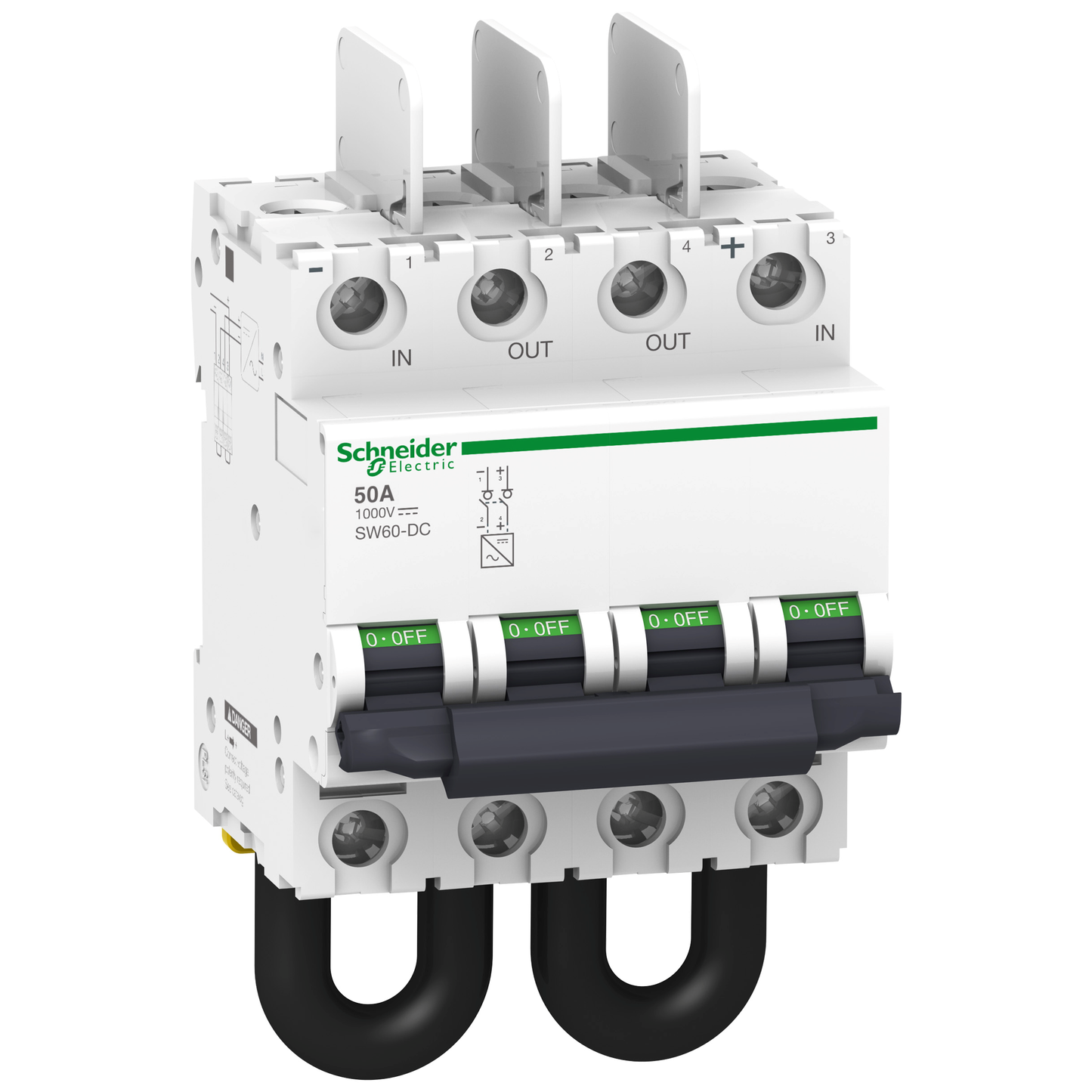 Schneider Electric-A9N61699W-W-SW60-DC 1000VDC 50A 2P