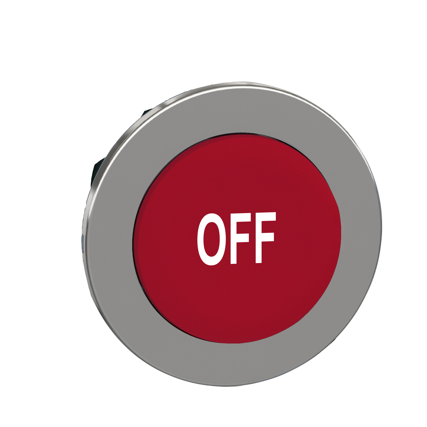 Schneider Electric-ZB4FL435-Harmony XB4 - tête bouton poussoir - flush - dépassant - marqué - rouge