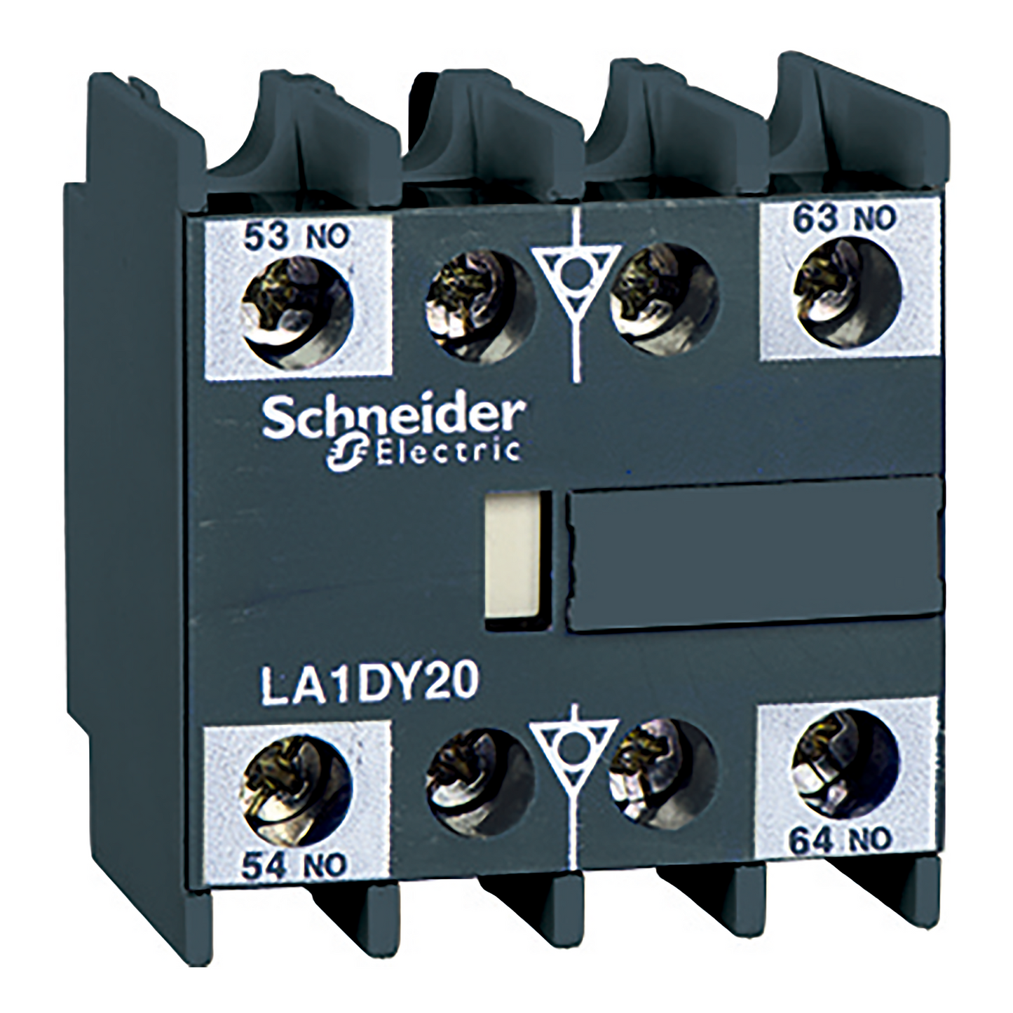 Schneider Electric-LA1DZ40-TeSys D - bloc de contacts auxiliaires - 4F+0O - bornes à vis-étriers