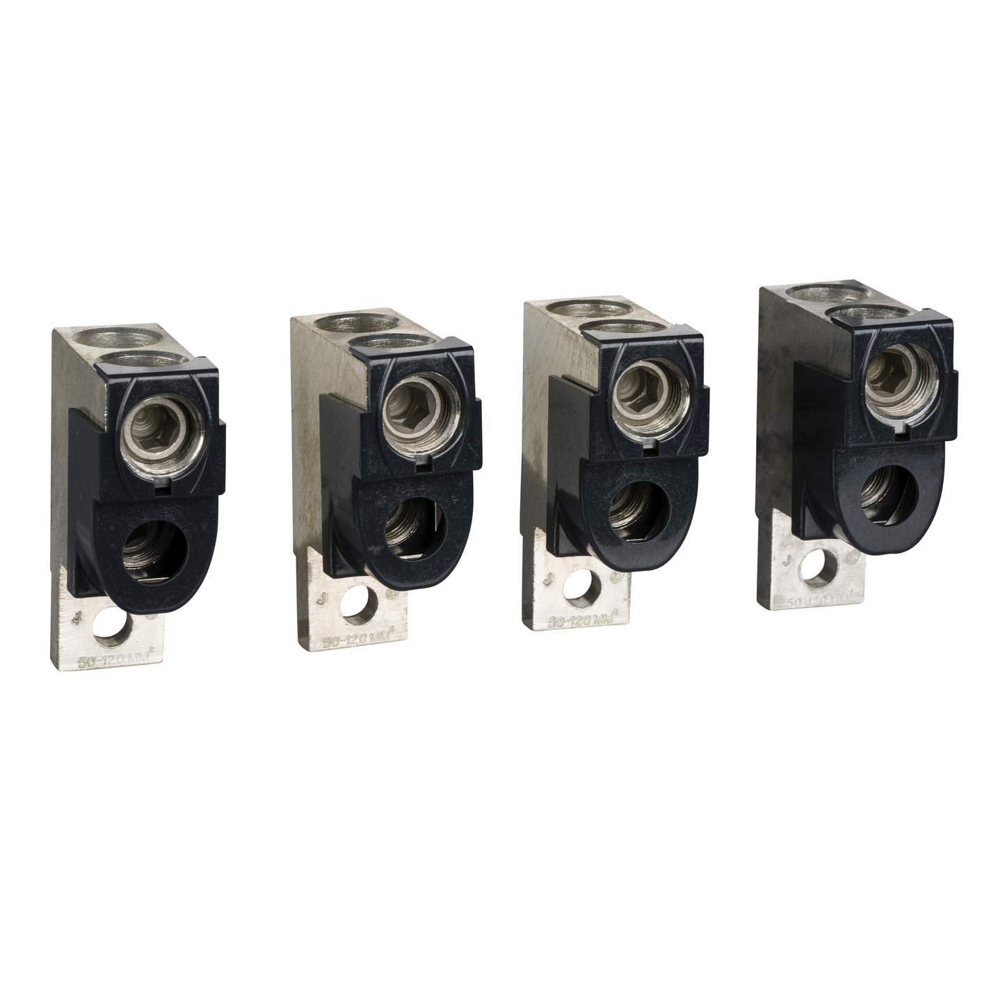 Schneider Electric-LV429219-ComPacT NSX250 - 4 bornes pour 2 câbles 50 à 120mm² et séparateur de phases