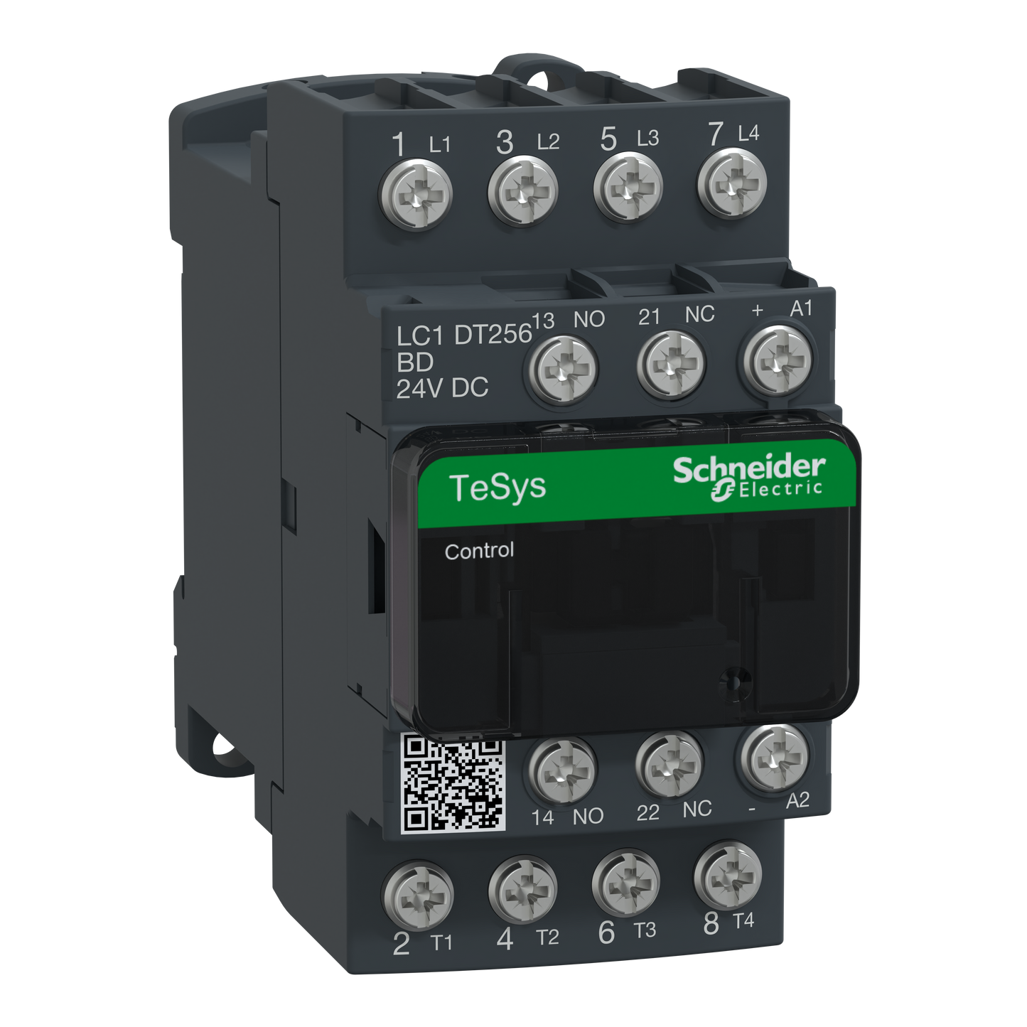 Schneider Electric-LC1DT256BD-TeSys LC1D - contacteur - 4P - AC-1 440V - 25A - bobine 24Vcc