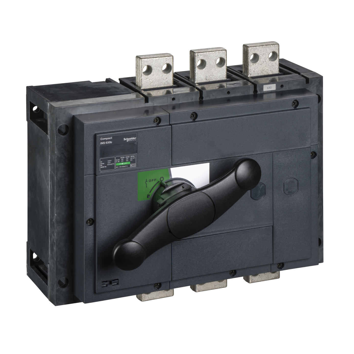 Schneider Electric-31342-ComPacT INS/INV - interr sectionneur boîtier moulé Interpact INS630b - 3P - 630A