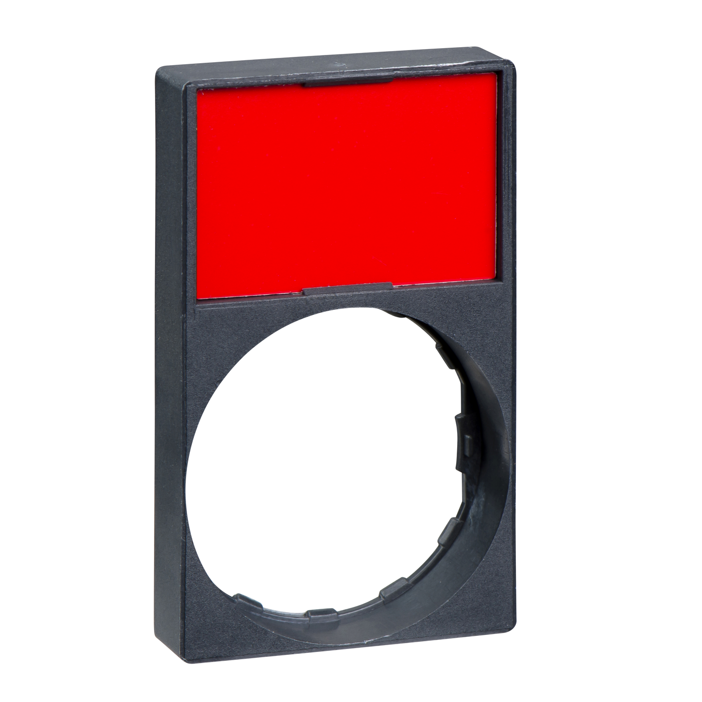 Schneider Electric-ZBY6H101-Harmony porte étiquette 30 x 50 mm affleurant - Ø22 - avec étiquette vierge