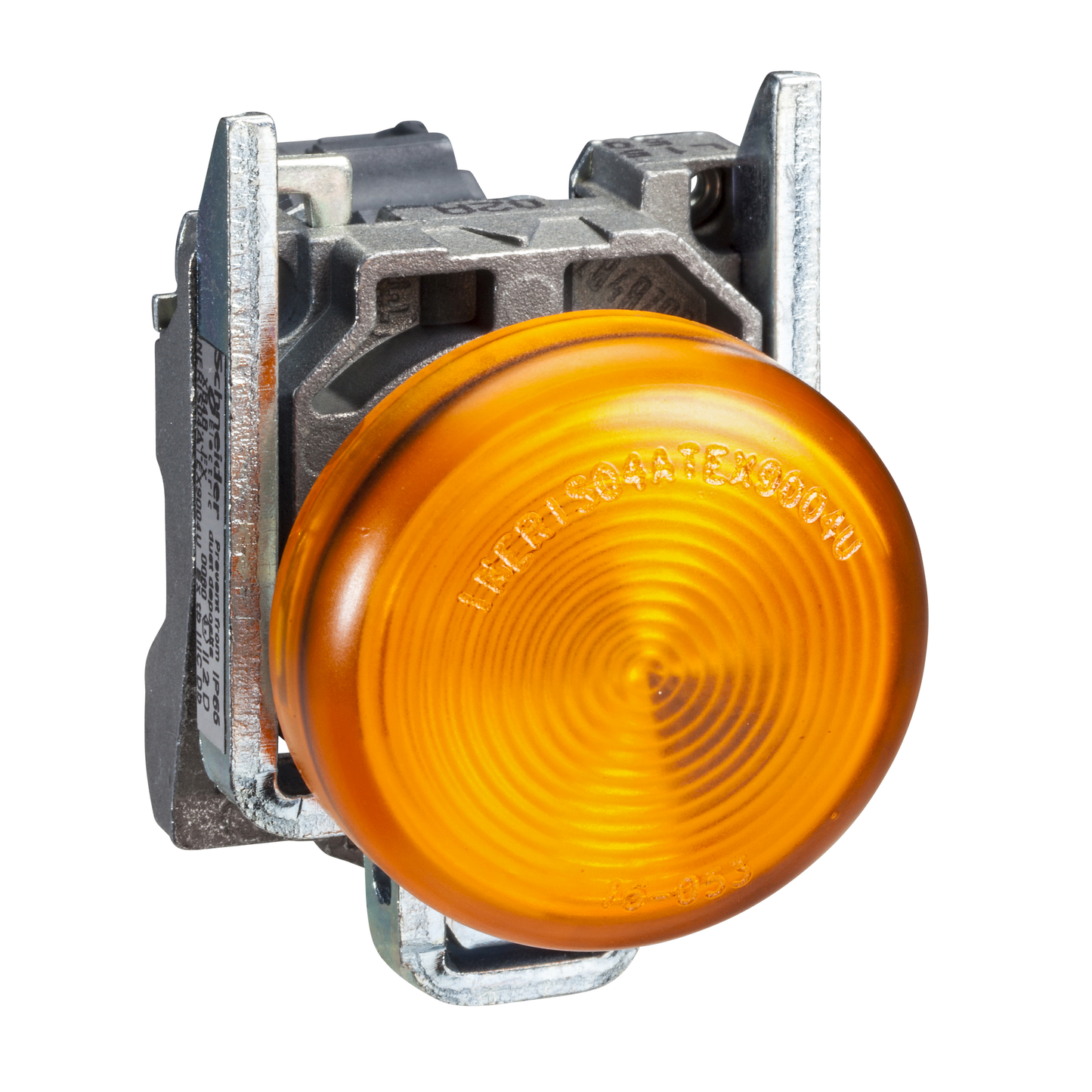 Schneider Electric-XB4BVB5EX-Harmony XB4 - voyant lumineux DEL Atx - Ø22 - orange - 24V - vis étrier