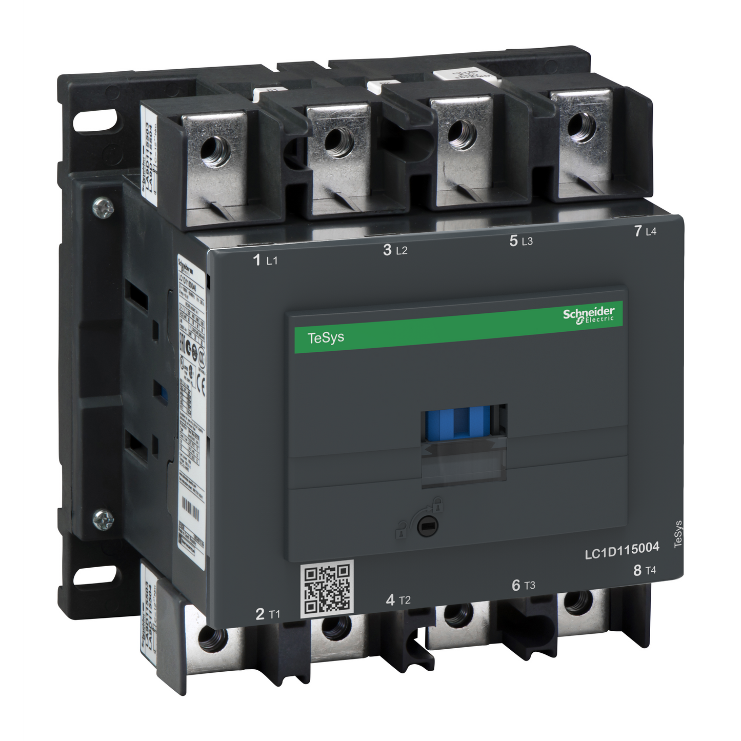 Schneider Electric-LC1D1150046M7-TeSys LC1D - contacteur - 4P - AC-1 440V - 200A - bobine 220Vca