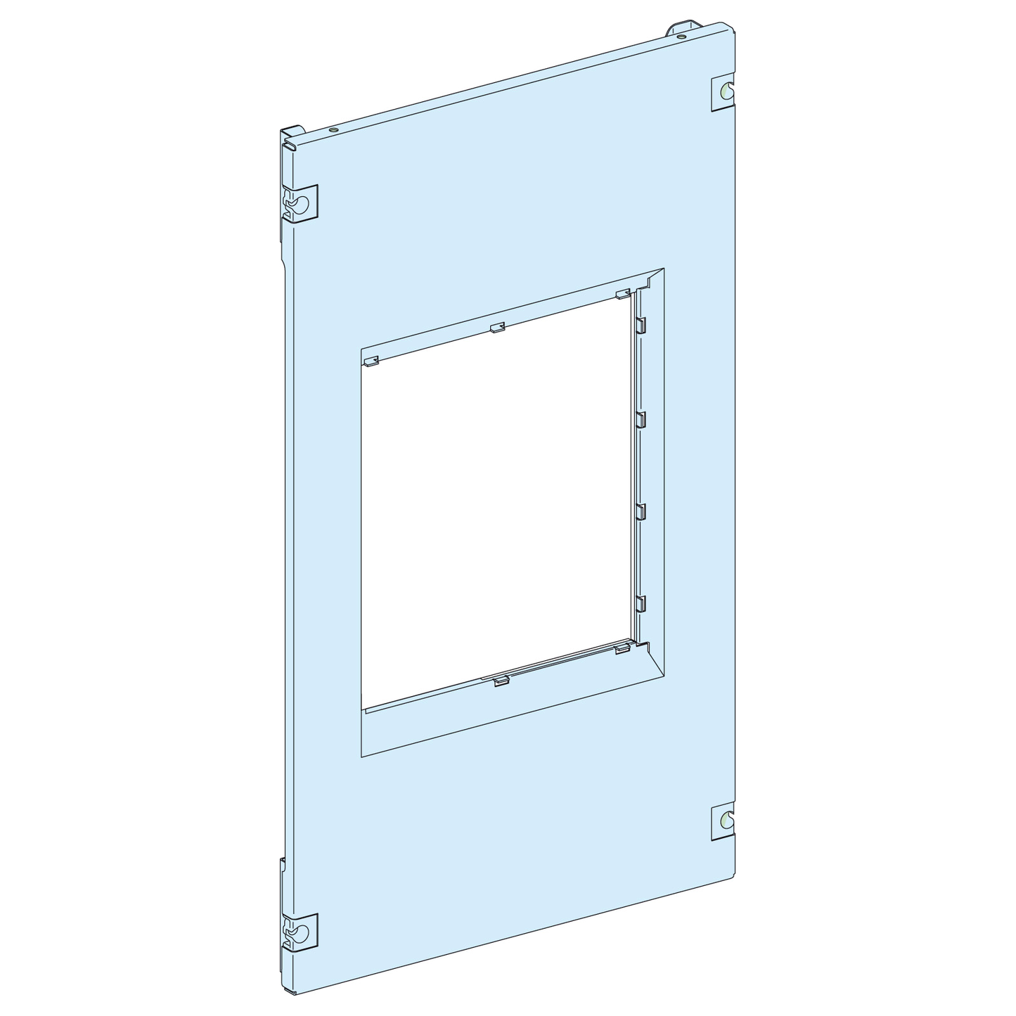Schneider Electric-LVS03698-PrismaSeT P - Plastron MTZ1 6/16 -11M - 3P - fixe - L400