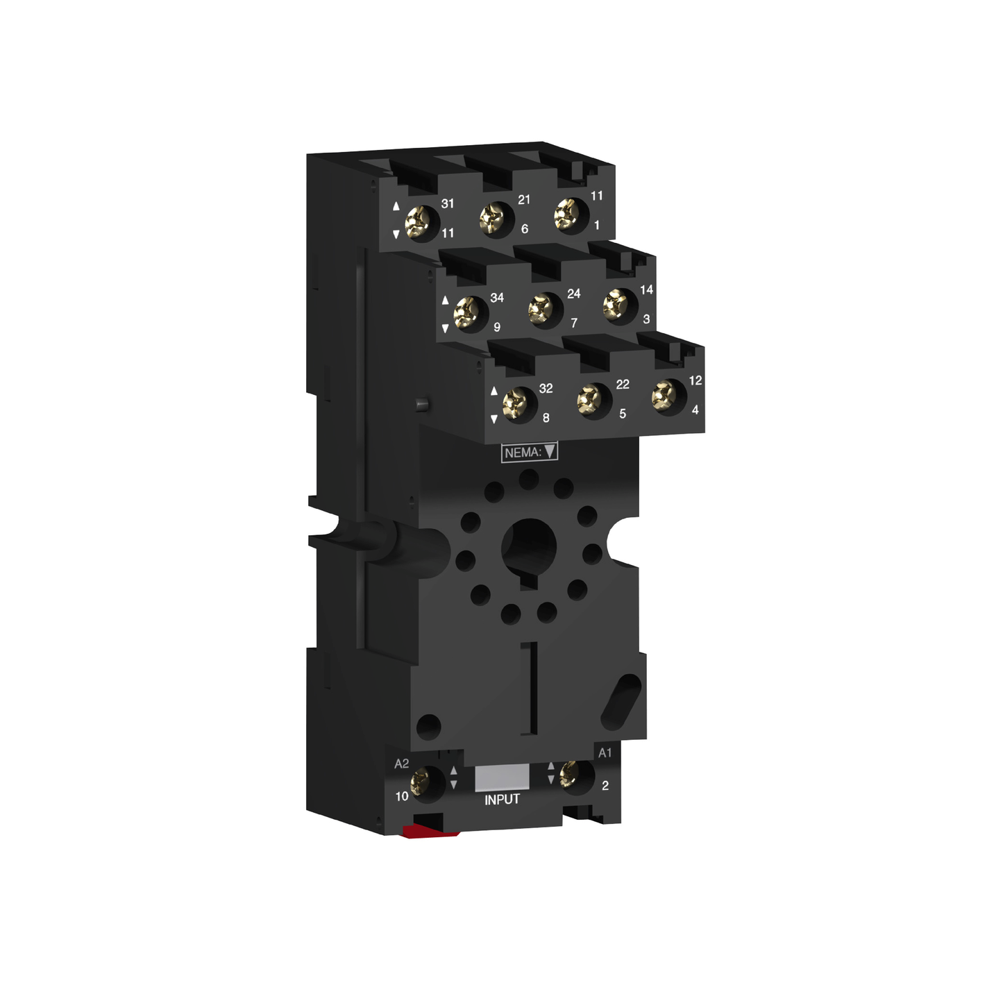Schneider Electric-RUZSC3M-Harmony Relay RUM - embase pour relais RUMC3 - contacts séparés - connecteurs