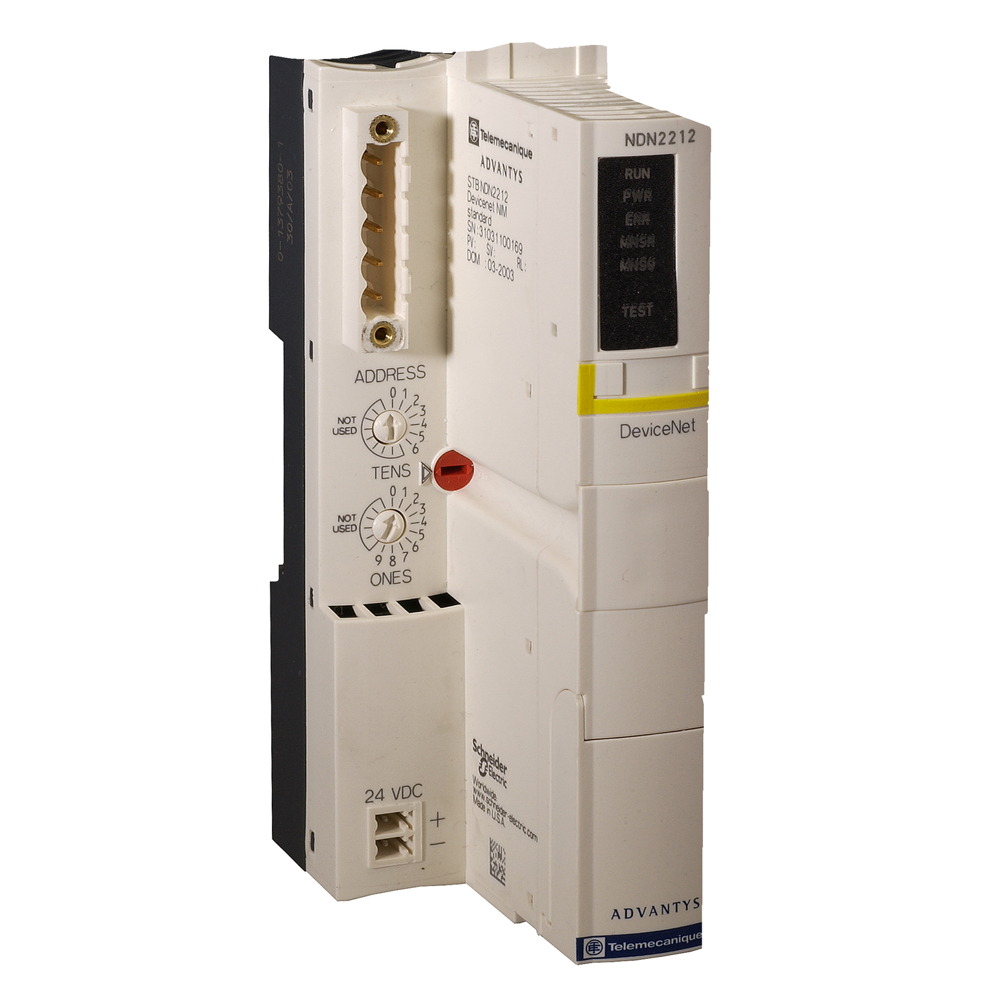 Schneider Electric-STBNDN2212-Advantys STB - module d'interface réseau standard - DeviceNet - 125..500kbit/s