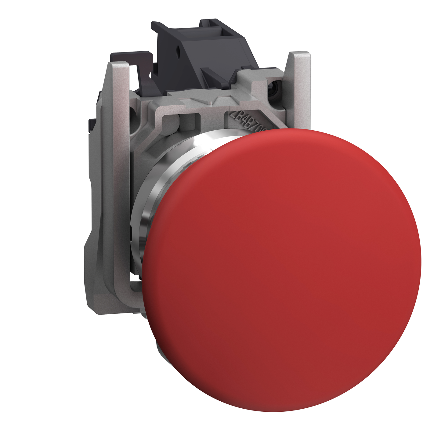 Schneider Electric-XB4BC42GEX-Harmony XB4 - bouton poussoir impuls Atx gaz - coup poing Ø40 - rouge - 1O - vis