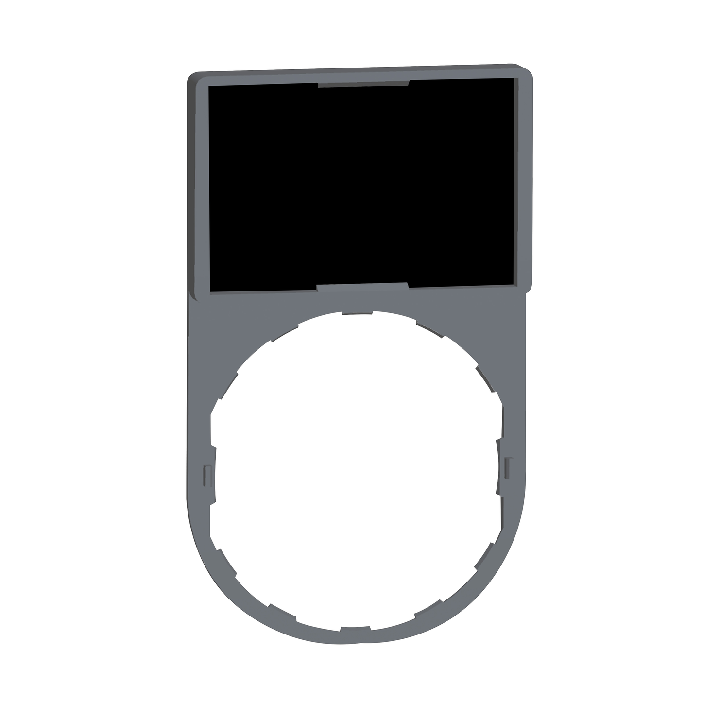 Schneider Electric-ZBY61CUST01-Harmony - porte-étiquette plat 30x50 - personnalisé via configurateur
