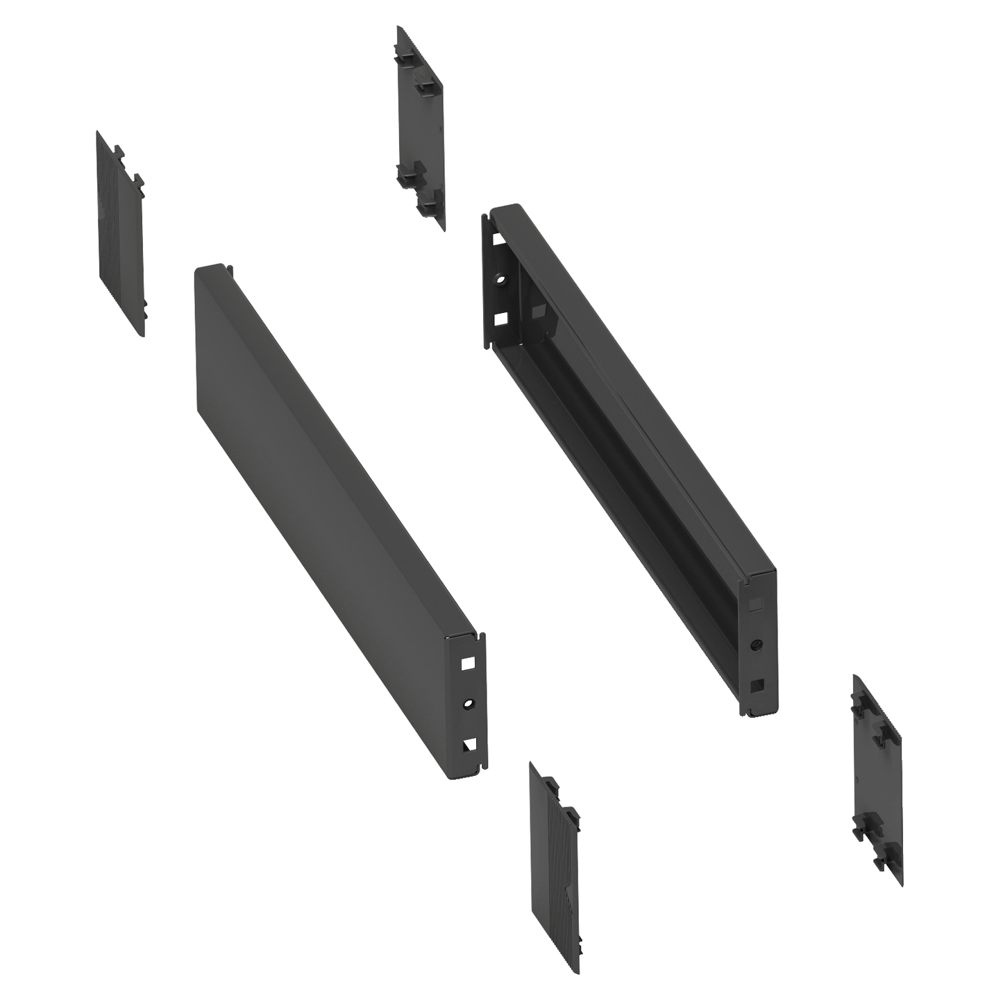 Schneider Electric-NSYSPS8100-PanelSeT Accessoires - jeu 2 trappes latérales - pour socle 100x800mm