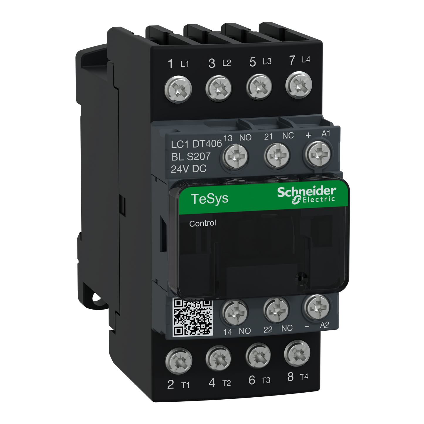 Schneider Electric-LC1DT406BLS207-TeSys D - Contacteur tesys lc1d 4p ac1 440v 40 a bobine 24 v cc