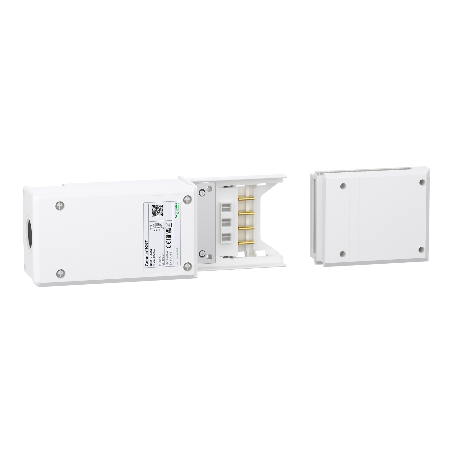 Schneider Electric-KNT63AB4-Canalis KNT - unité d'alimentation - 63A - montage gauche ou droite