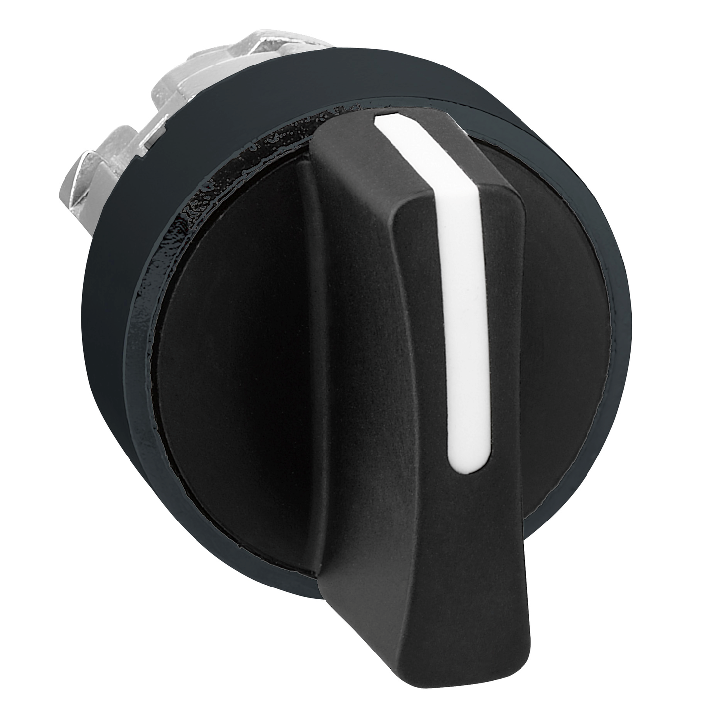 Schneider Electric-ZB4BD37-Harmony XB4 - tête bouton tournant à manette - Ø22 - 3 posit fixes - noir