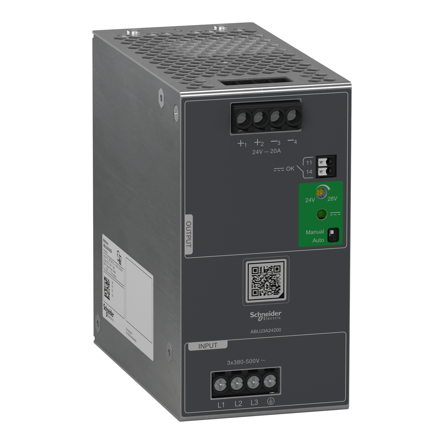Schneider Electric-ABLU3A24200-Alim - 24VDC - 20A - 3PH