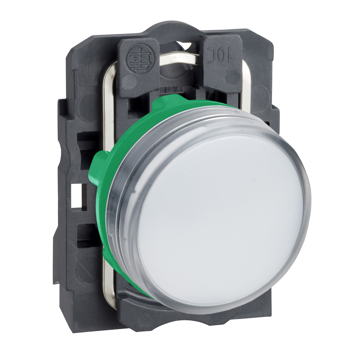 Schneider Electric-XB5AVG1-Harmony XB5 - voyant lumineux DEL - Ø22 - blanc - 120V - vis étrier