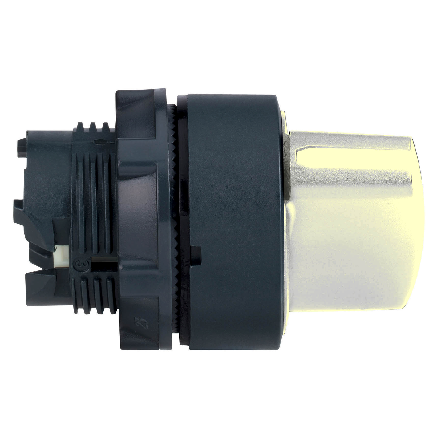 Schneider Electric-ZB5AD301-Harmony XB5 - tête bouton tournant à manette - Ø22 - 3 posit fixes - blanc