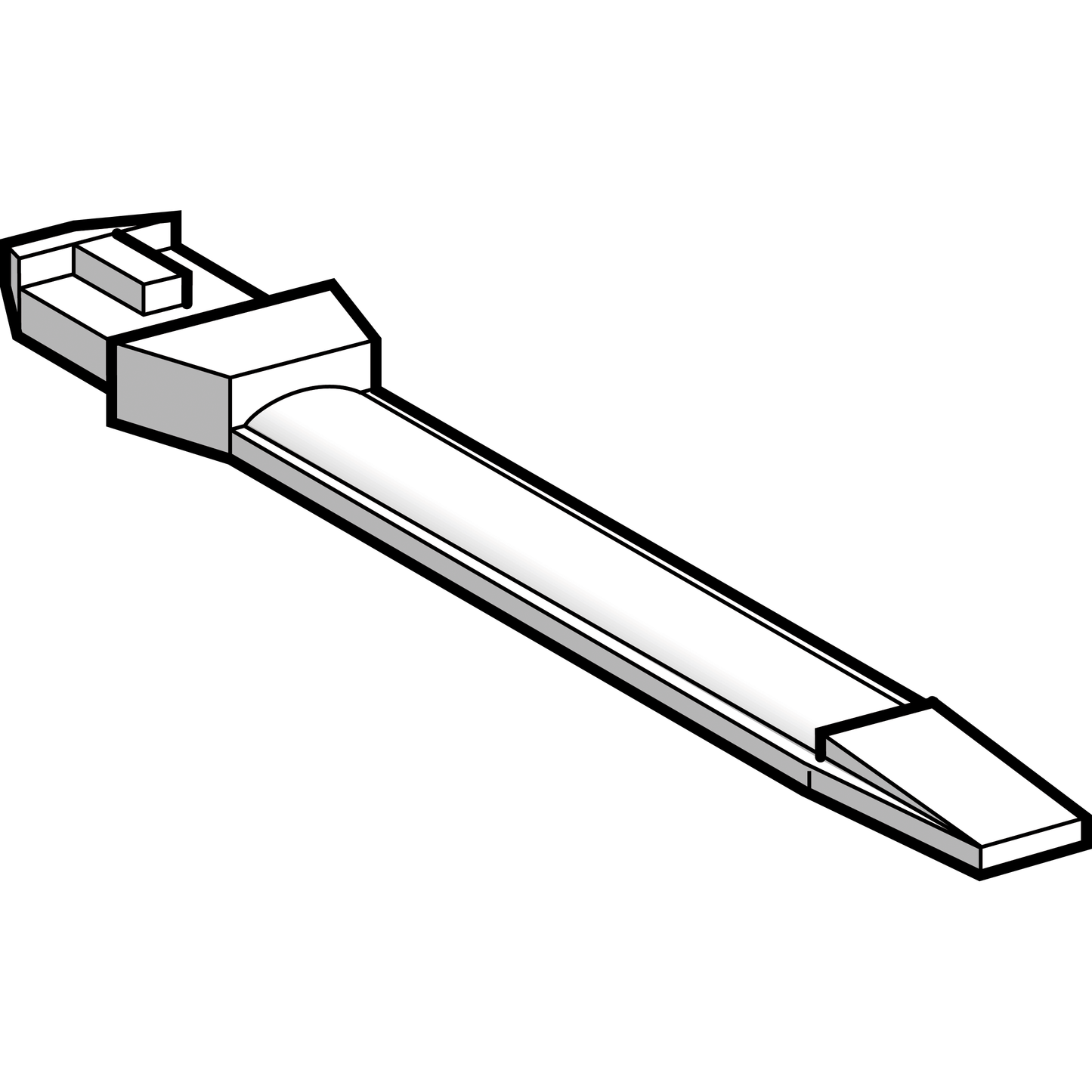 Schneider Electric-AR1SC03-AR1 - porte-jalon - clipsable - pour embout de câble conducteur simple