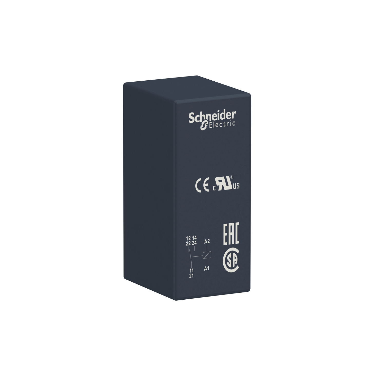 Schneider Electric-RSB1A160B7-Harmony Relay RSB - relais PCB embrochable - 1OF - 16A - 24VAC