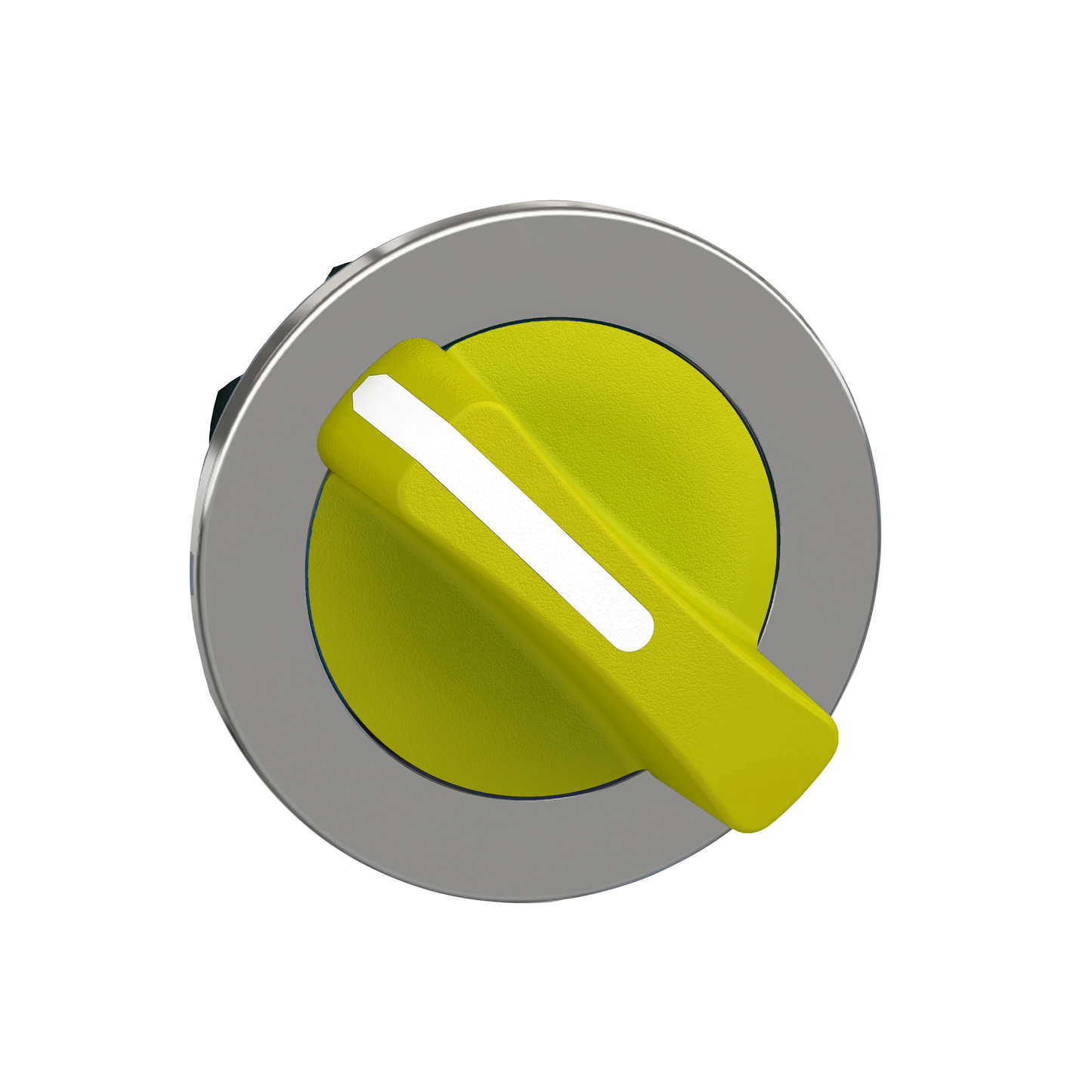 Schneider Electric-ZB4FD205-Harmony XB4 - tête bouton tournant manette - flush - 2 posit fixes - jaune