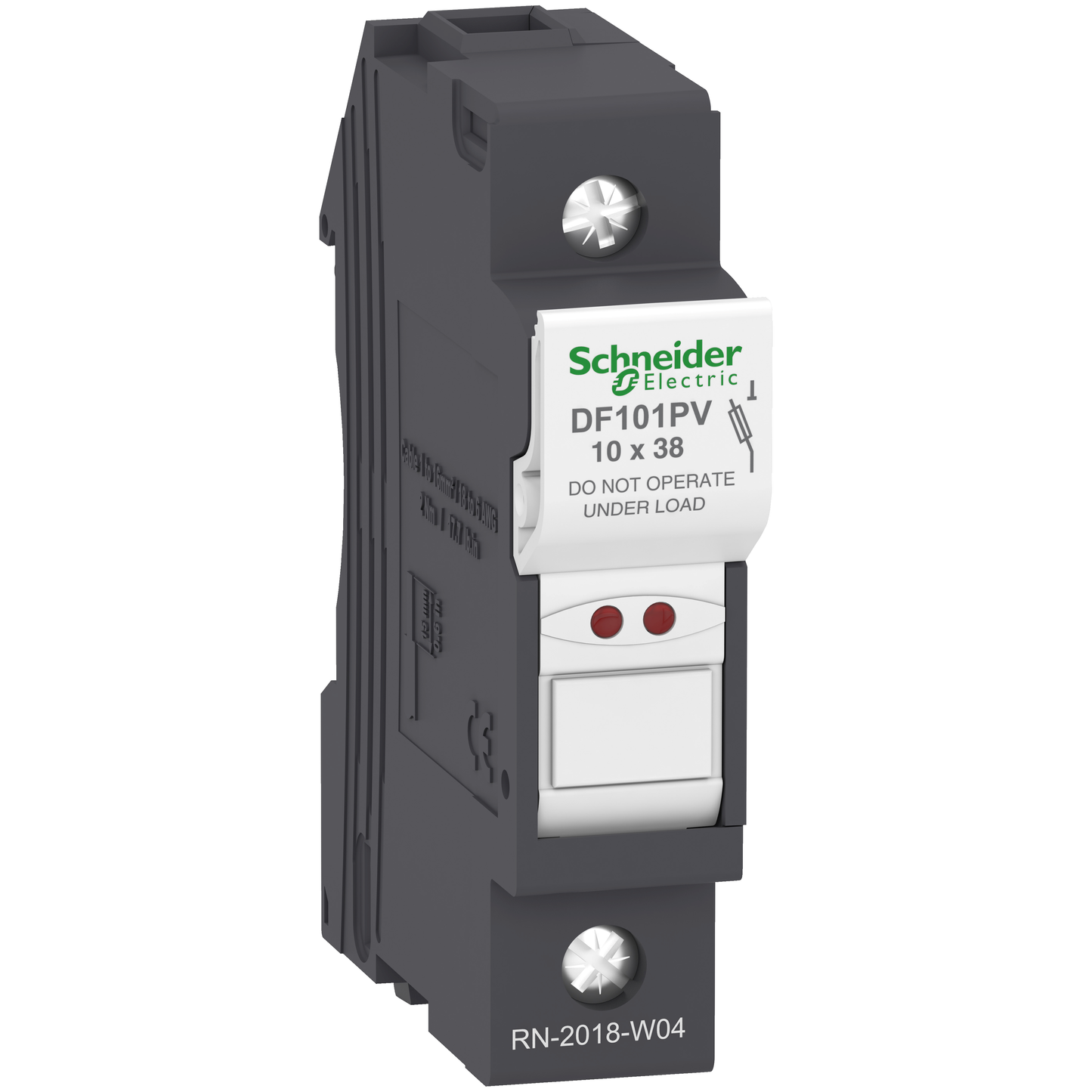 Schneider Electric-DF101PV-TeSys DF, LS1/GK1 - Porte fusible 10x38 monop hase 1000vdc