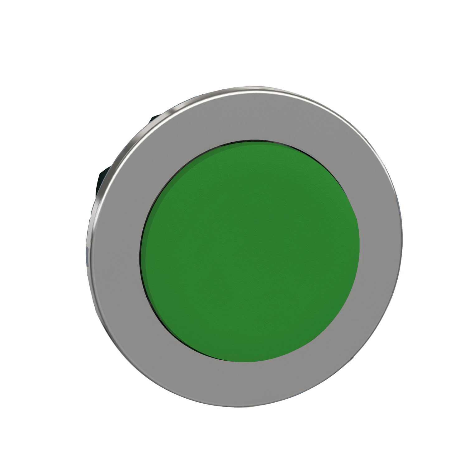 Schneider Electric-ZB4FL3-Harmony XB4 - tête bouton poussoir à impulsion - flush - dépassant - vert
