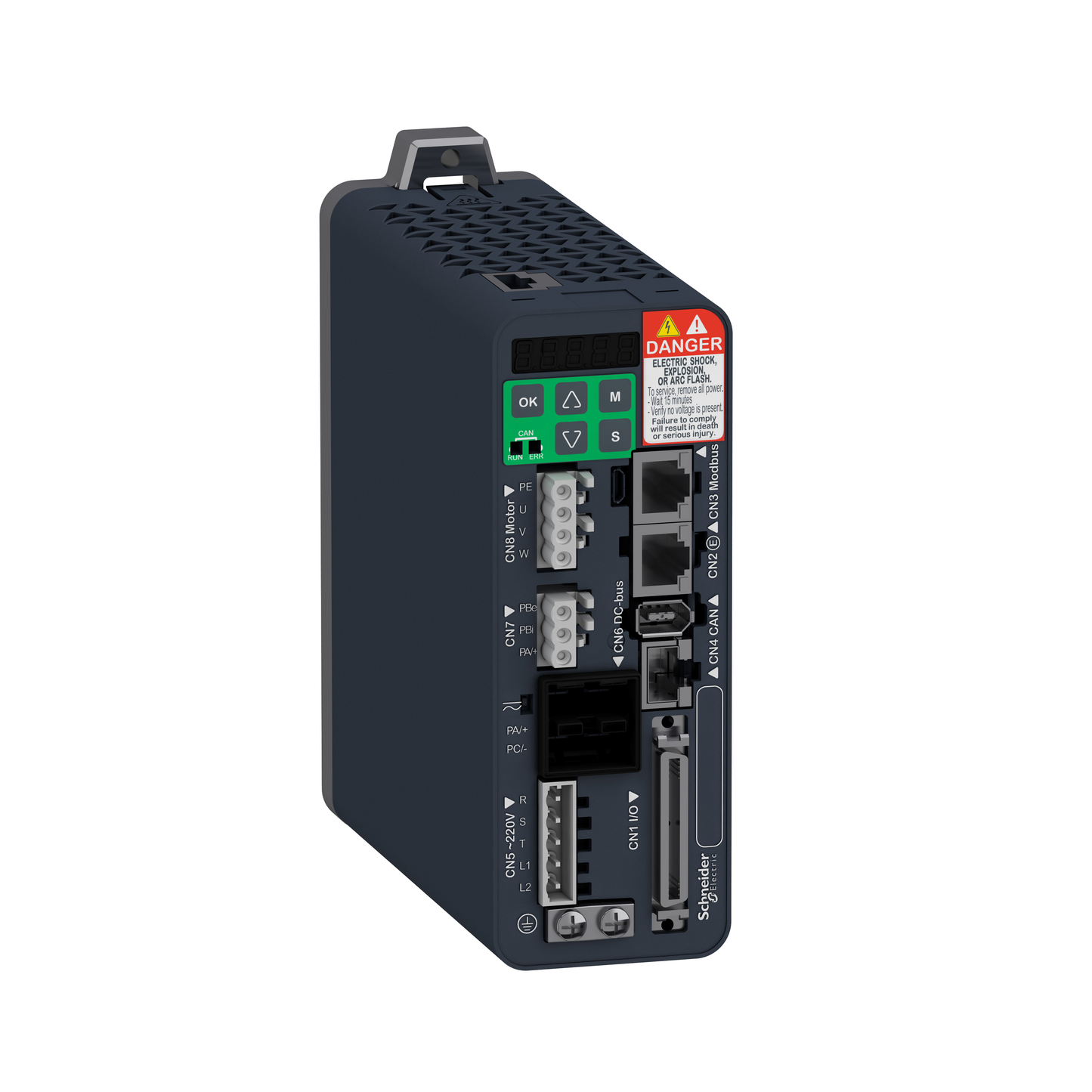 Schneider Electric-LXM28SU04M3X-Lexium-Variateur lxm28S Sercos 10E/4S-STO SIL2-Alimentation 1/3ph 230Vac 400w