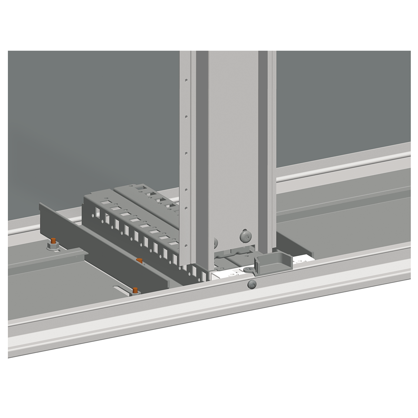 Schneider Electric-NSYSTBR6-PanelSeT Accessoires - 2 traverses réglables - supérieure et inférieure - 600