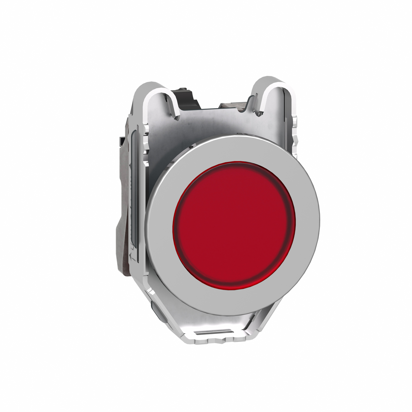 Schneider Electric-XB4FVB4-Harmony XB4 - voyant lumineux DEL - flush - rouge - 24V - vis étrier
