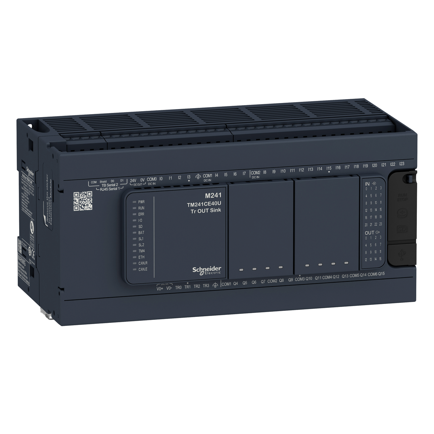 Schneider Electric-TM241C40R-M241 40E-S PNP 240V