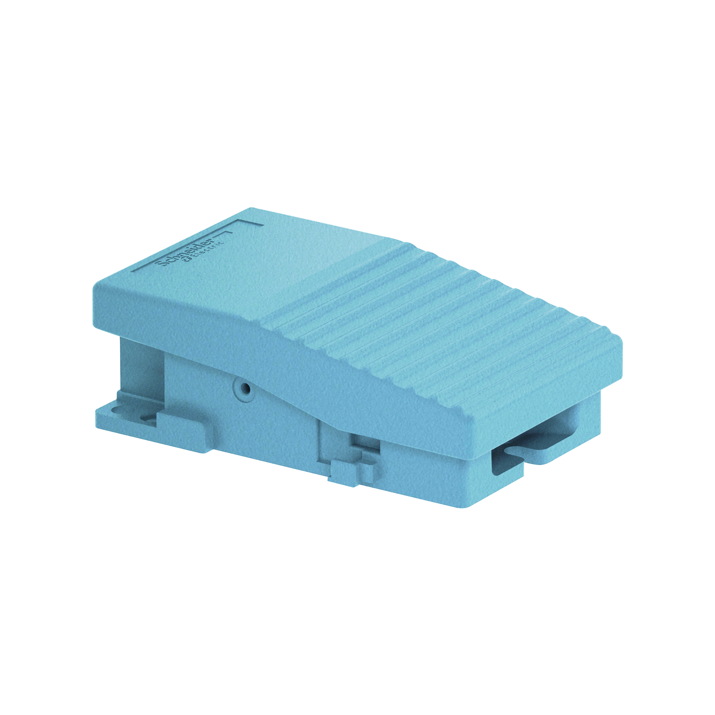 Schneider Electric-XPEM110-Preventa XPEM - inter. à pied - simple - sans capot - métal.- bleu - 1O+1F