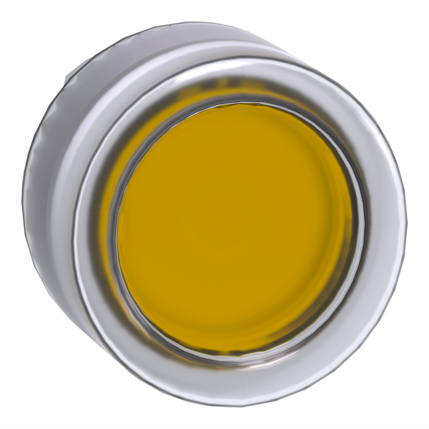 Schneider Electric-ZB4BW583-Harmony XB4 - tête bouton poussoir lum DEL - Ø22 - capuchonné - jaune