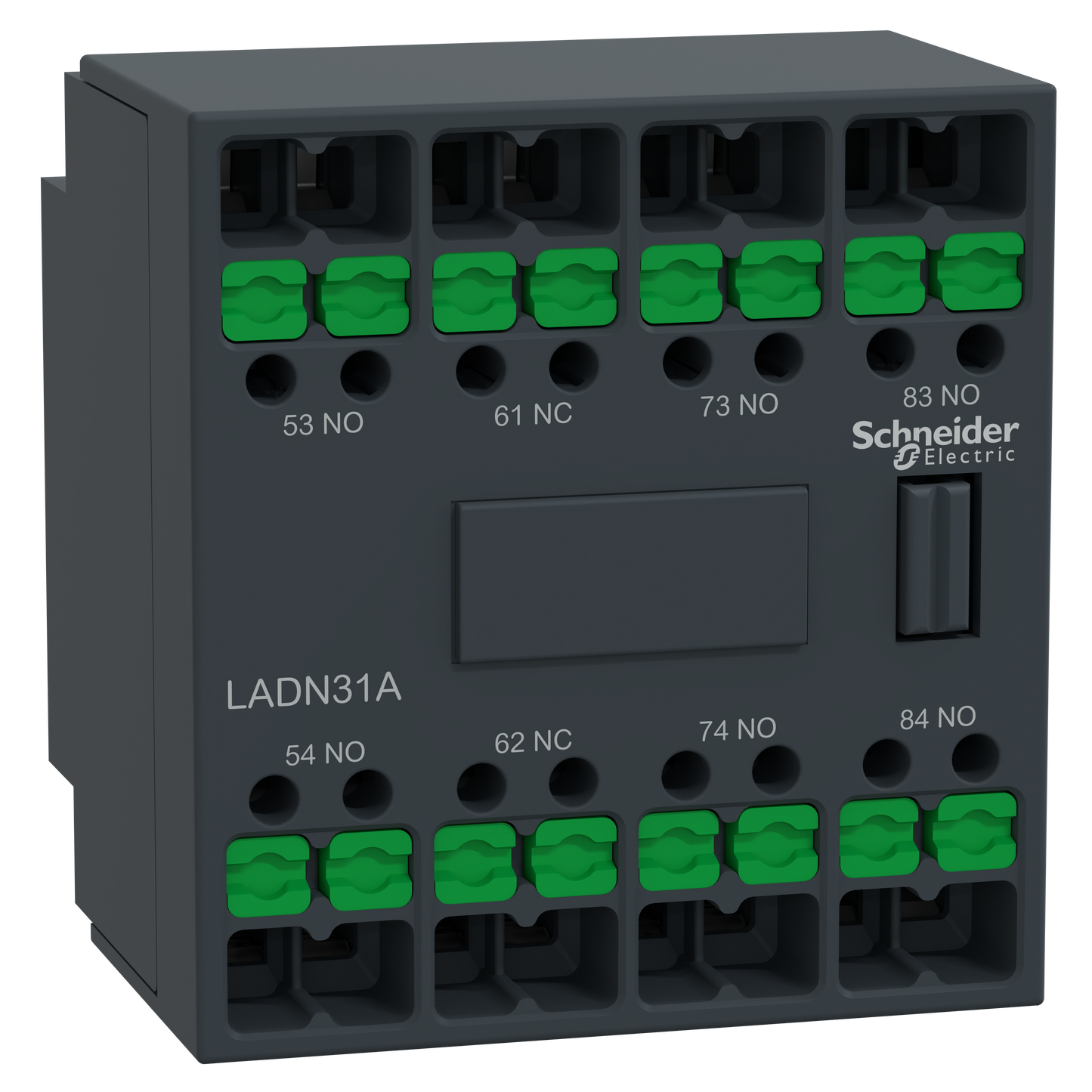Schneider Electric-LADN31A-SnIn Cont front Snap-In 1O+3F