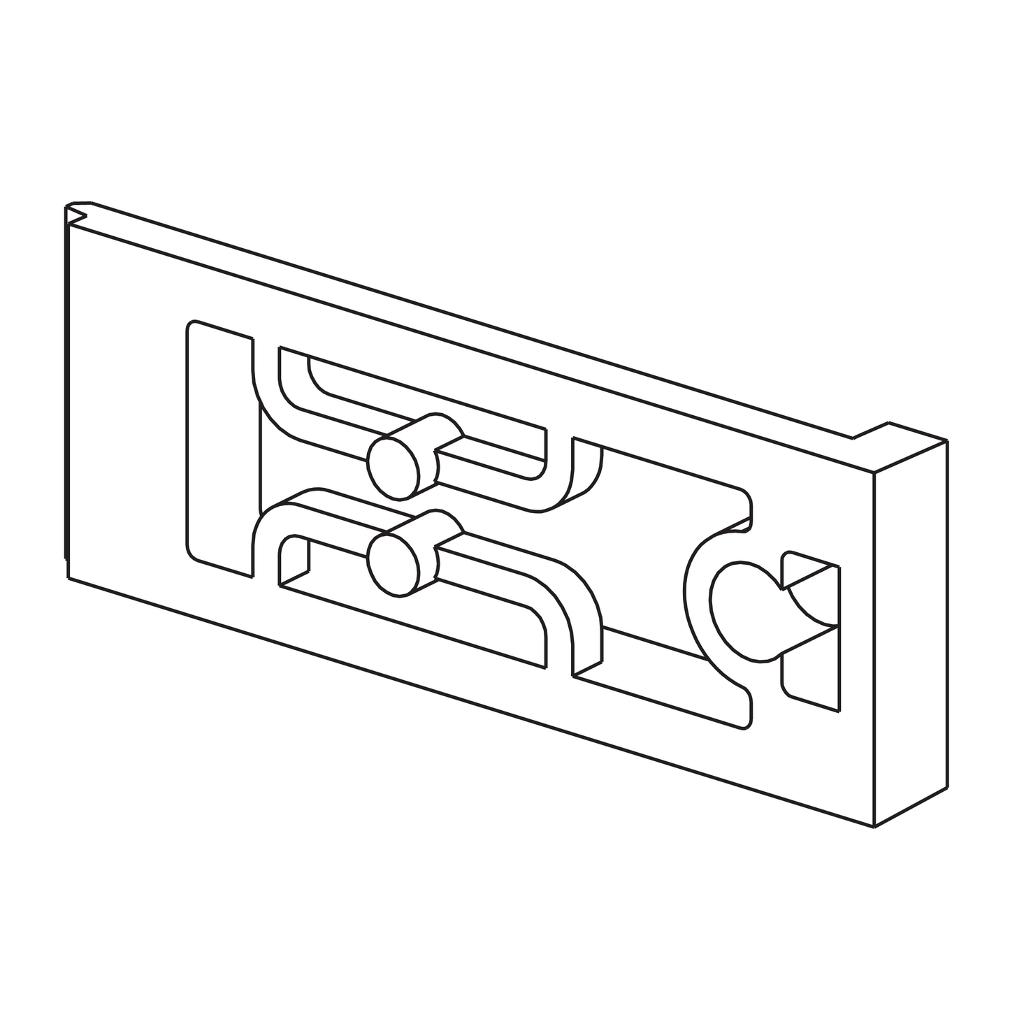 Schneider Electric-TM172AP12PM-M172 PERF. 12 CLIPS-ON LO CK FOR PANEL