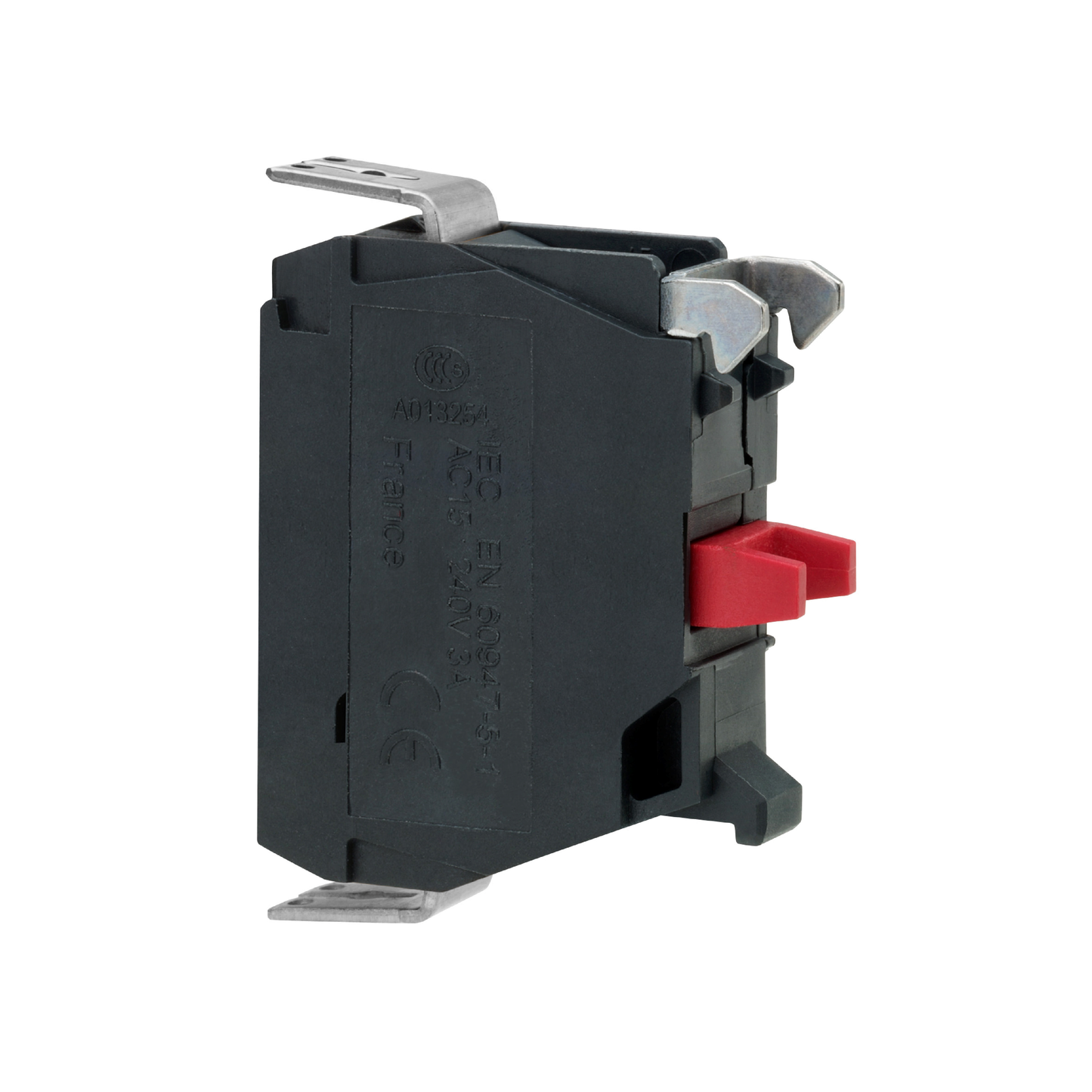 Schneider Electric-ZBE1026P3-Harmony - bloc contact - 1O - faible charge - IP5x - raccordement cosses Faston