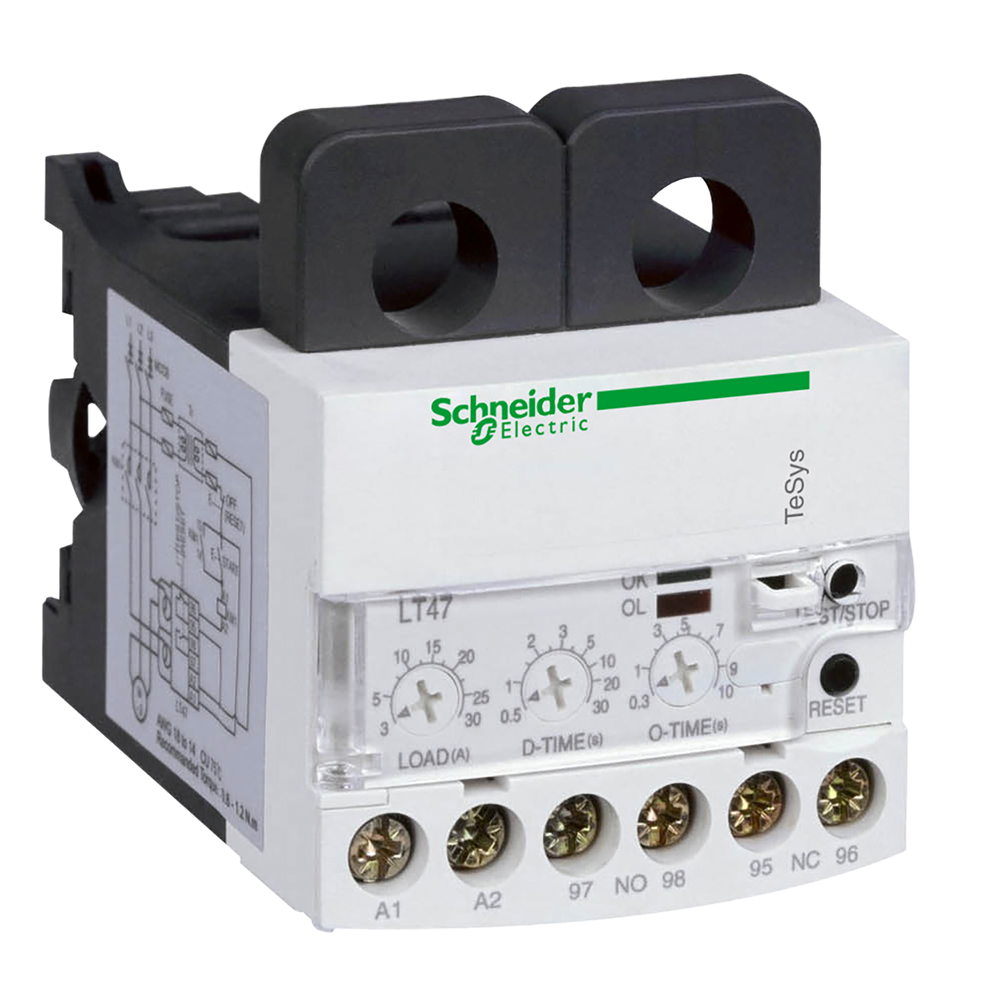 Schneider Electric-LT4706M7A-TeSyS LT - relais de protection électron. moteur - auto - 0,5..6A - 200..240Vca