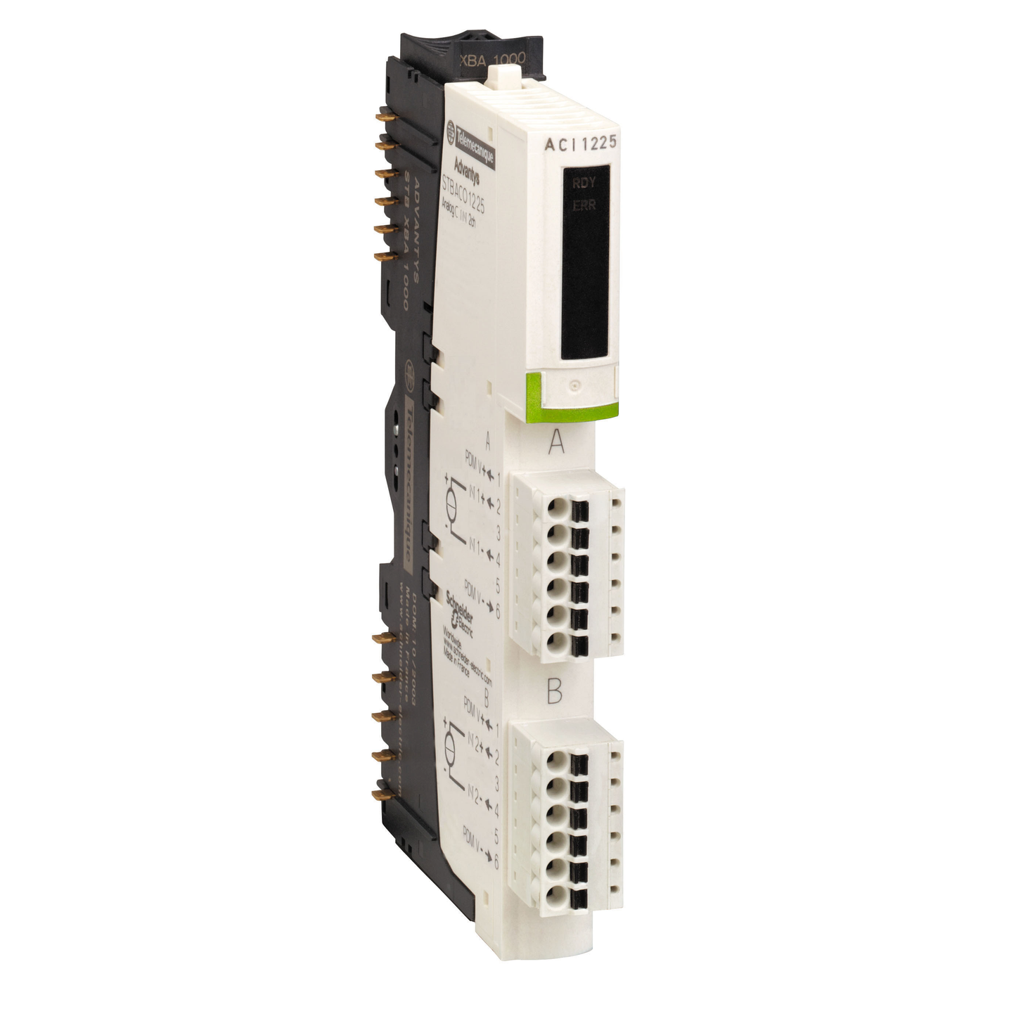 Schneider Electric-STBACI1225K-Advantys STB - kit d'entrées analogiques de base - 4..20mA - 2 E - 10 bits