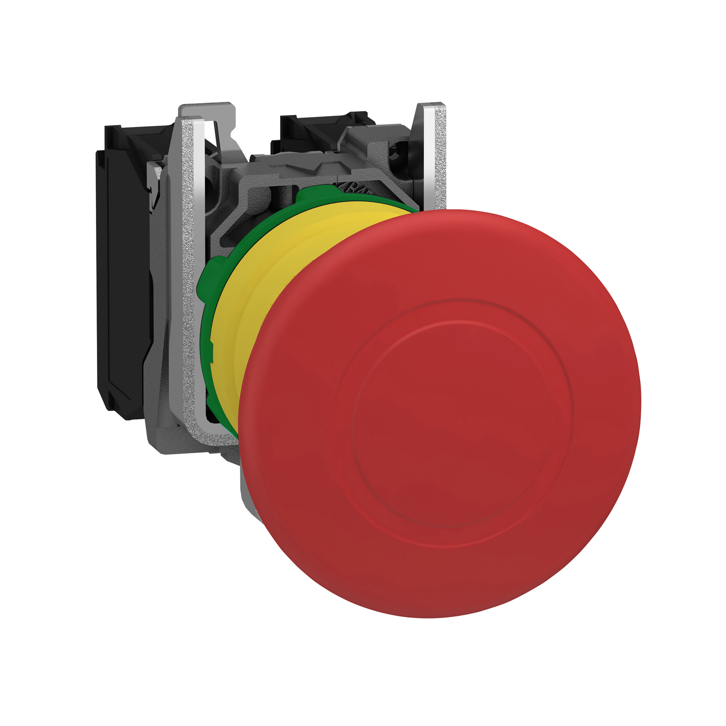 Schneider Electric-XB5AT845-Harmony XB5 - arrêt urgence - Ø40 - pousser tirer - rouge - 1O+1F - vis étrier
