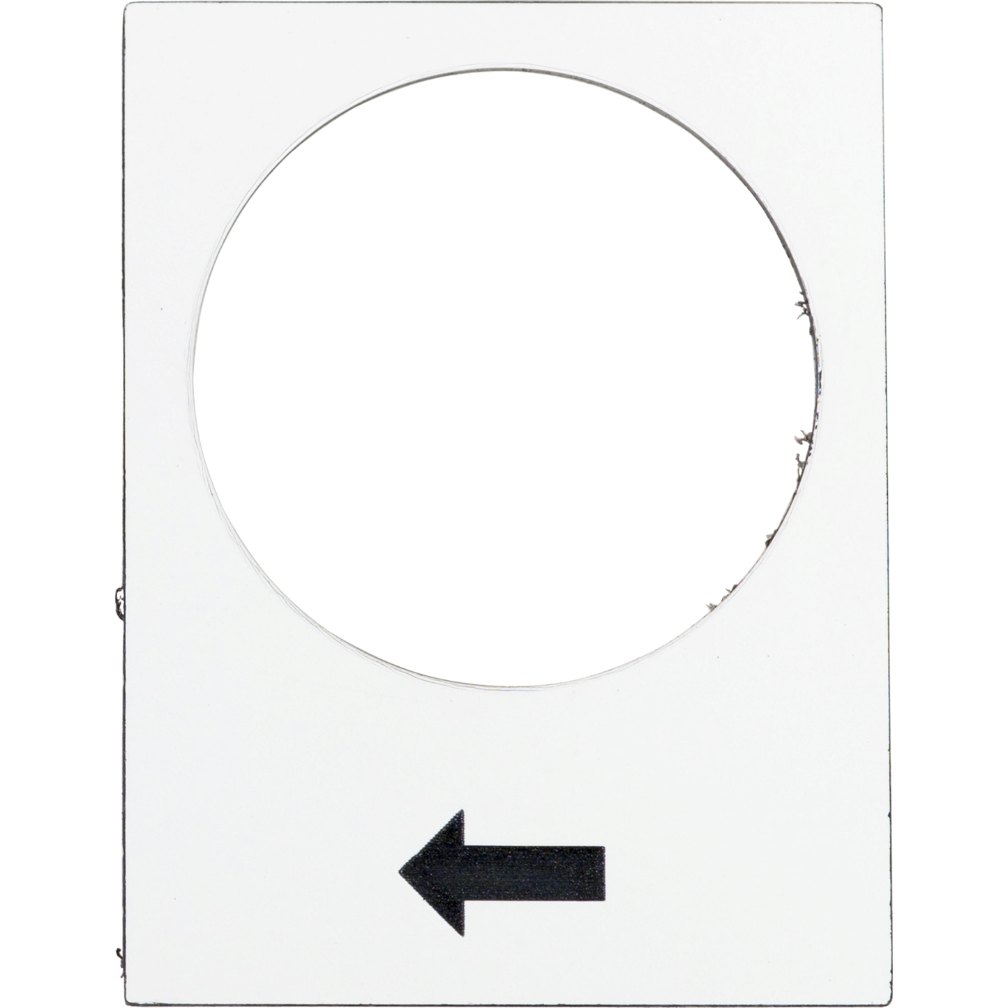 Schneider Electric-ZB2BY4901-Harmony - étiquette - 30x40mm - blanc - montée ou droite, PV
