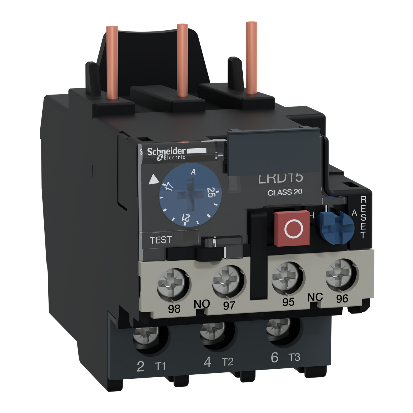 Schneider Electric-LRD1522-TeSys LRD - relais de protection thermique - 17..25A - classe 20
