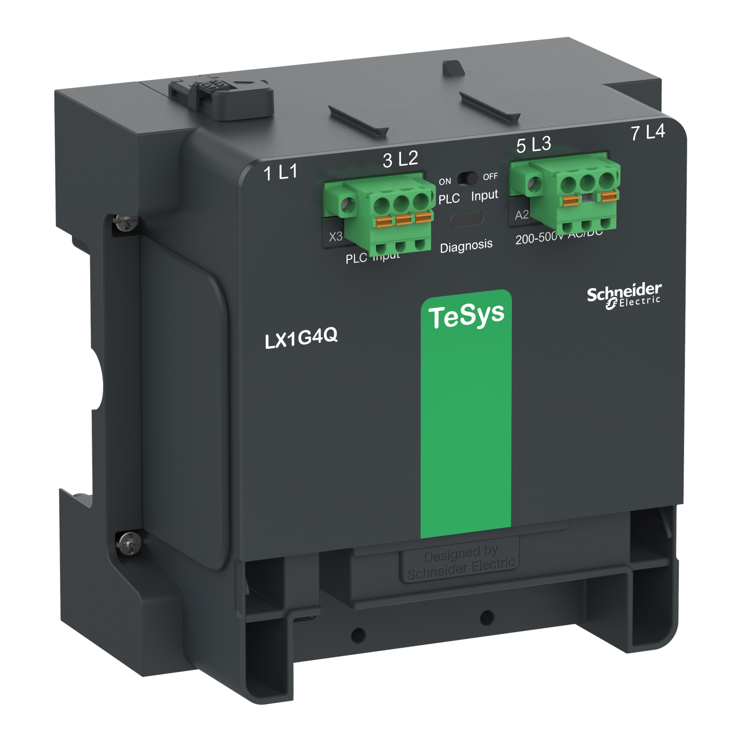 Schneider Electric-LX1G4QLSEA-Module de contrôle 200-500V AC/DC pour 4 pôles TeSys G115/225 Advanced